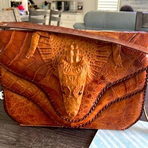 Vintage Alligator Purse 40’s 50’s